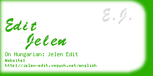 edit jelen business card